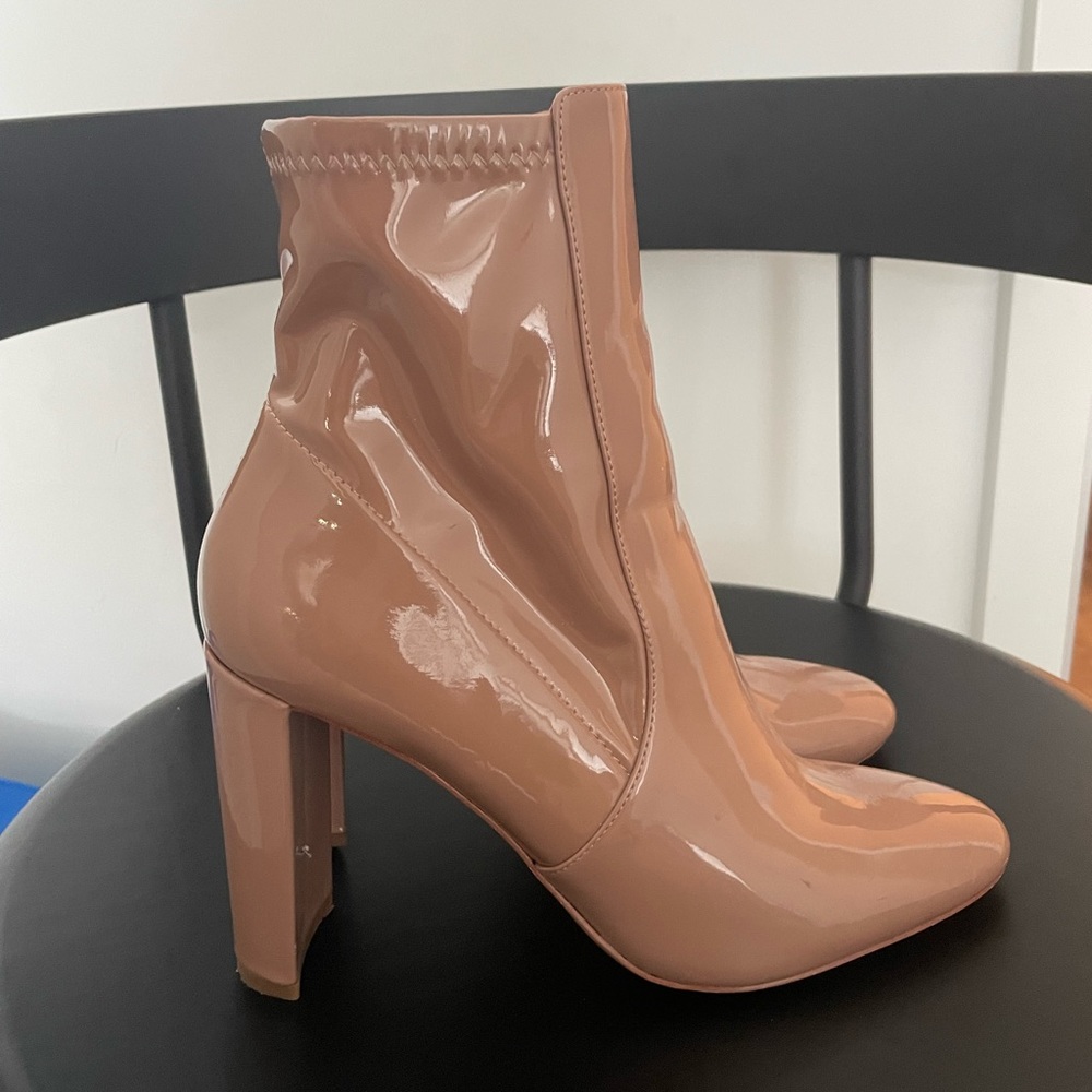 ALDO Nude Heels Boots